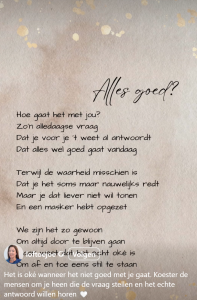 Alles goed gedichtje